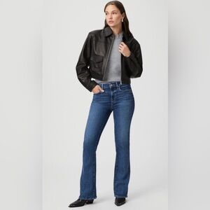 PAIGE High Rise Laurel Canyon 32" Bootcut Jean in A CAPELLA